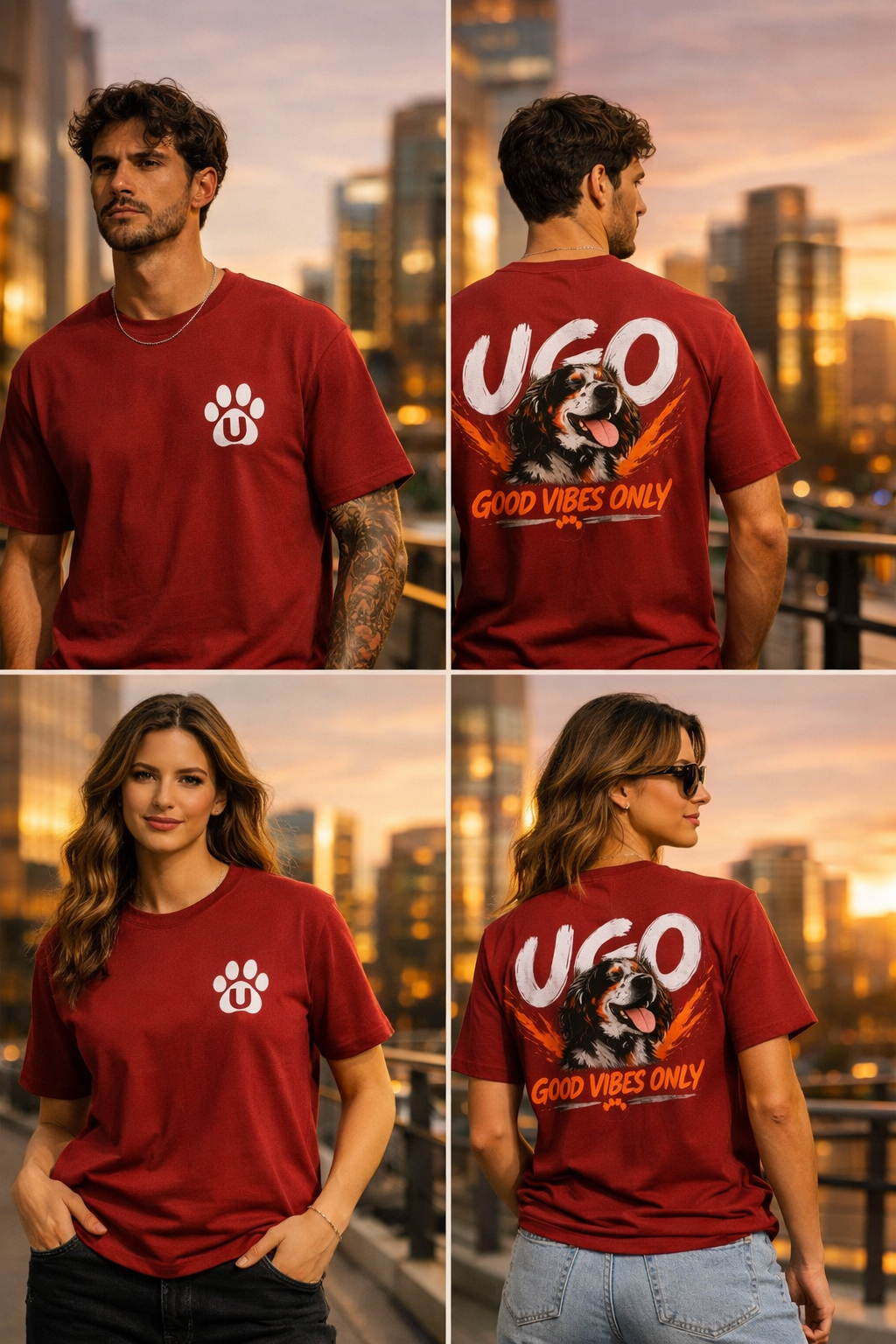 UGO Tee — Good Vibes Only 🐾