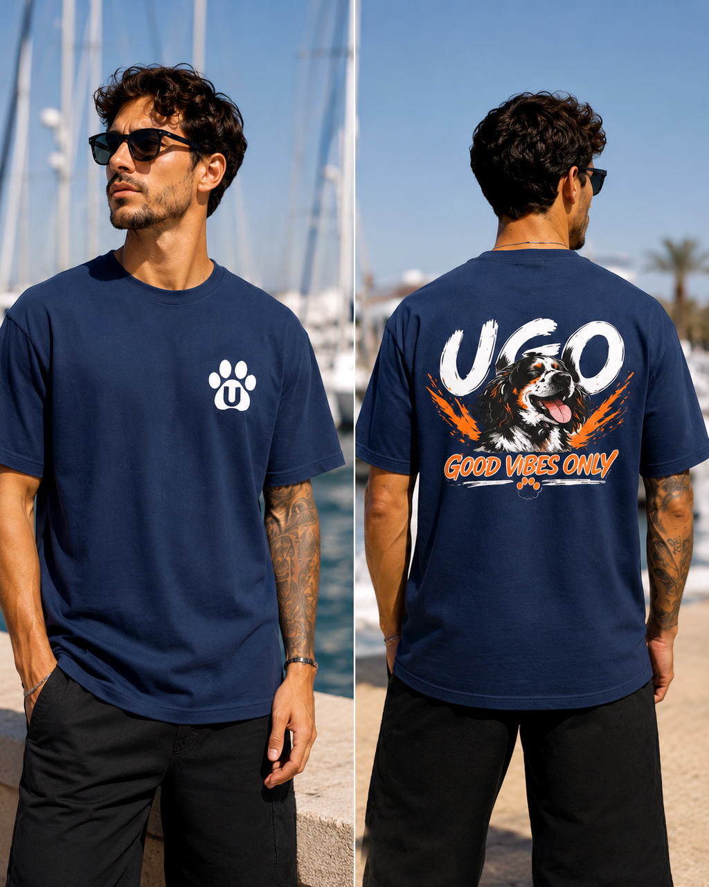 UGO Tee — Good Vibes Only 🐾