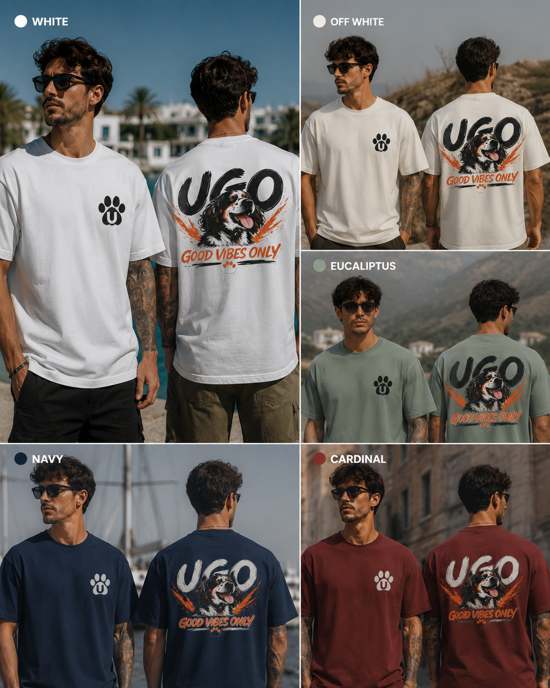 UGO Tee — Good Vibes Only 🐾